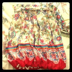 Walter print high-waisted bubble skirt