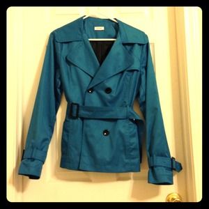 Blue pimke pea coat. (More like a jacket)