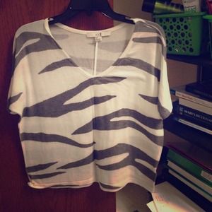 forever 21  short sleeve sweater
