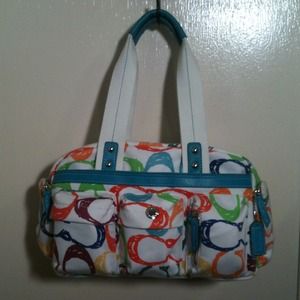 Multi Color Coach Bag