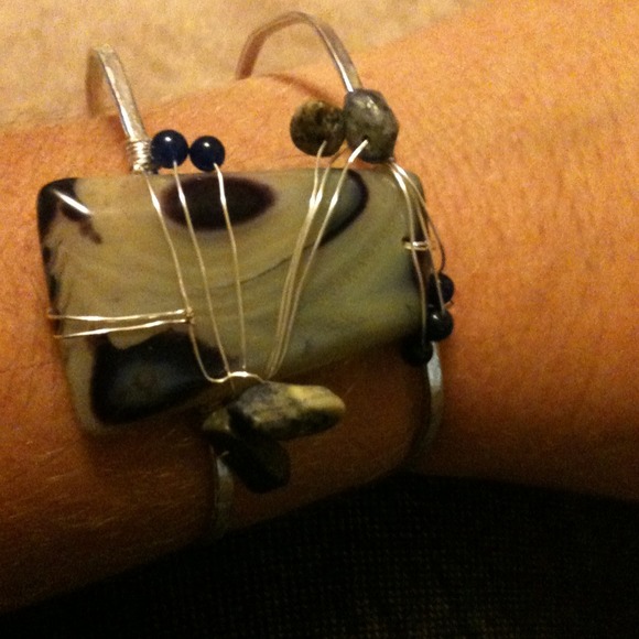 Onyx agate .925 sp bracelet