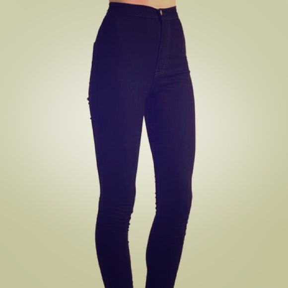 Black high waisted pants  & sweater bundle