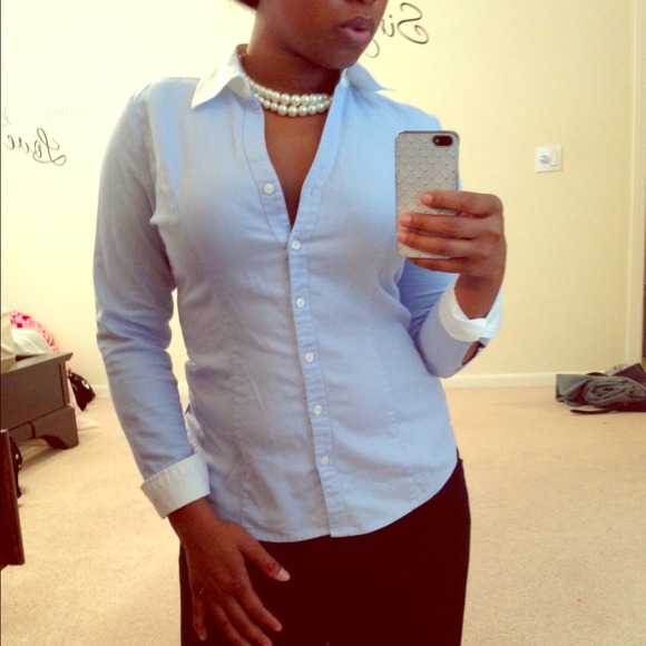 SOLD! Classic Blue Button-Up