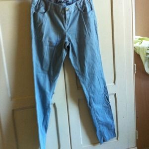 Light blue stretch jeans