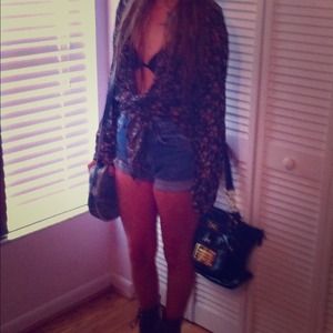 Vintage high waist shorts