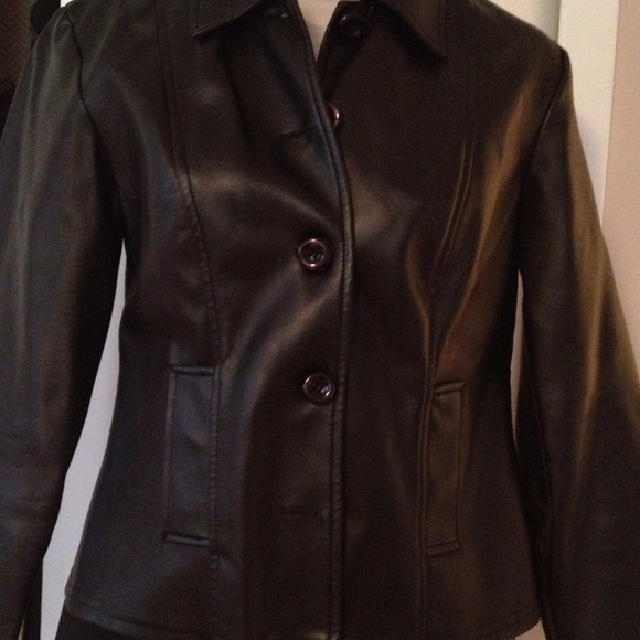 Black pleather jacket