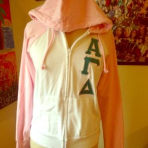 ⛔️sold⛔️Alpha Gamma Delta- AGD zip-up