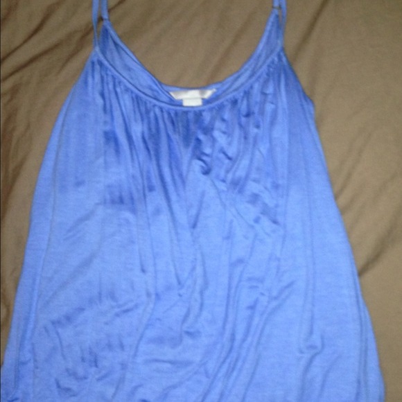 H&M blue bubble tank