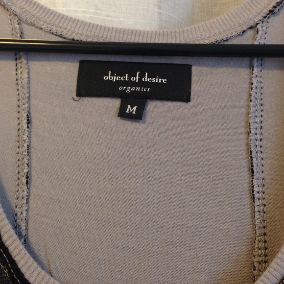 Tank. Black lace and grey touching on the side:) - Picture 3 of 3