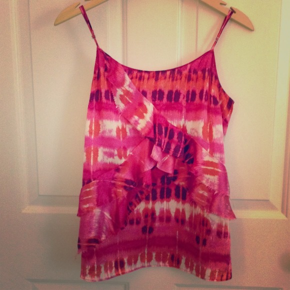 Banana Republic 100% Silk Tie-Dye Tank