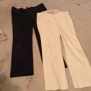 Reduced- 2 pairs of jcrew corduroy boot cut pants