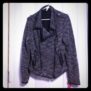 Black & Grey Moto Jacket