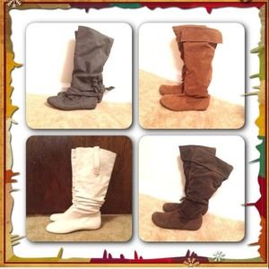 $15 boots brown and dark brown $20 cream Ugg boots