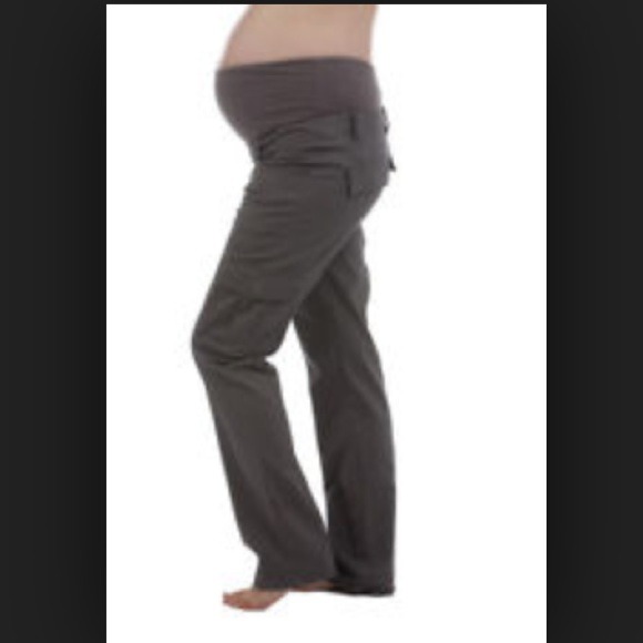 Maternity brown cargo pants