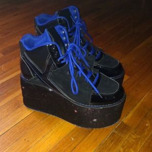SOLD Y.R.U. Qozmo Cosmic High-Top Platforms