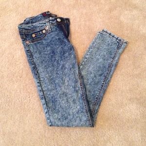 Acid wash Skinny Jeans