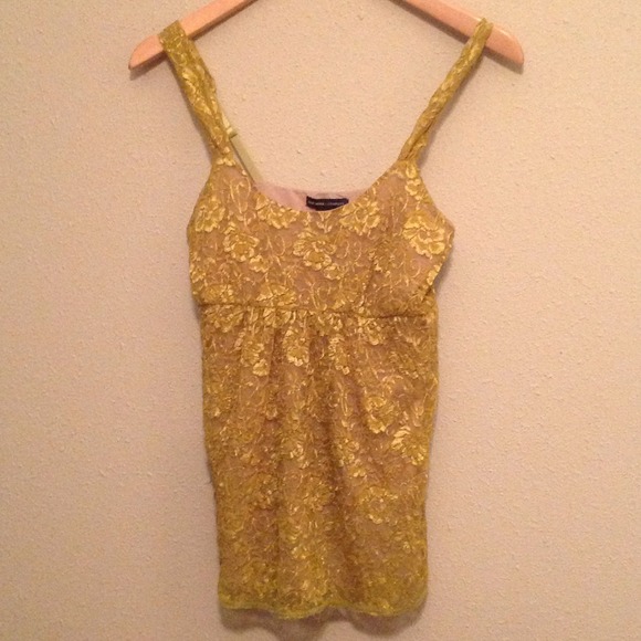 Cute green lace top from New York and Company