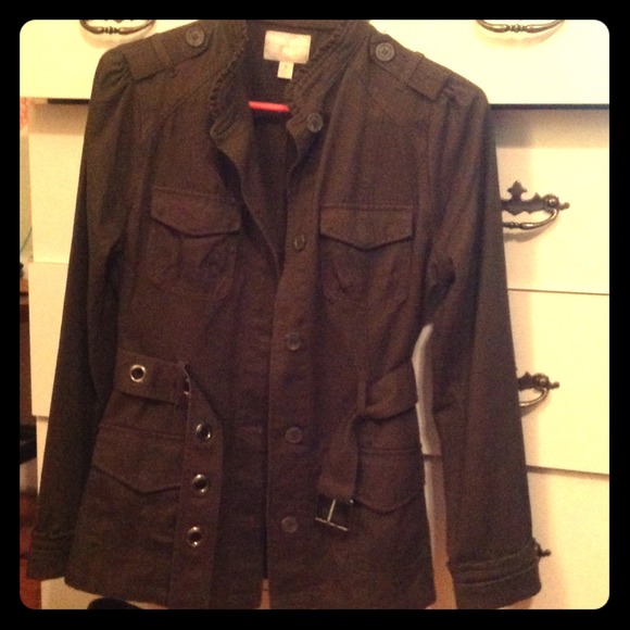 Earthy green jacket
