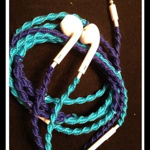 Wrapped Tangle Free Earbuds Apple IPhone Ipad