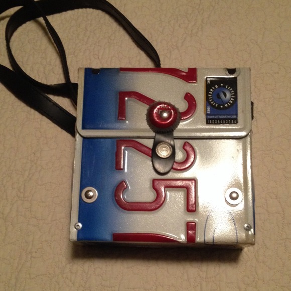 Illinois license plate purse