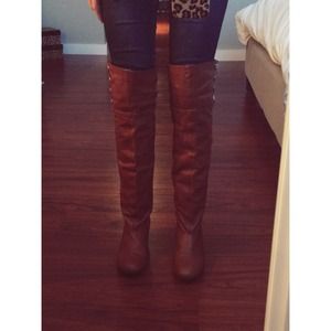 Brown boots
