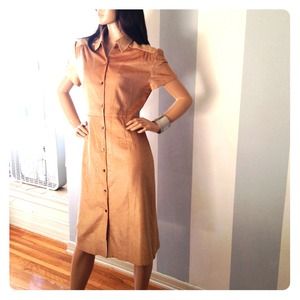 Butterscotch silky soft corderoy dress