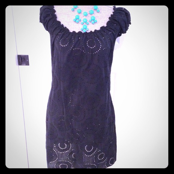 Classic Black Eyelet Dress🎈price reduced🎈