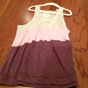 Pockiek purple shaded and gray tank
