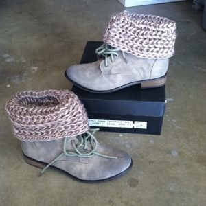 Crochet booties