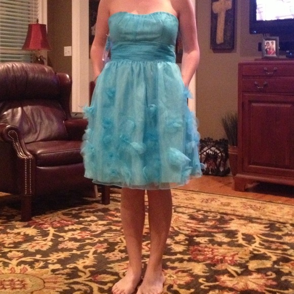 Disney collection Bridesmaid dress "Tiffany Blue" - Picture 3 of 4