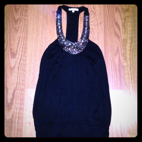Black dress top