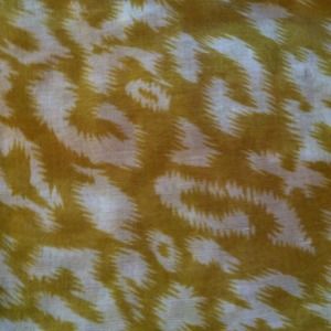 Mustard yellow leopard print scarf NWOT