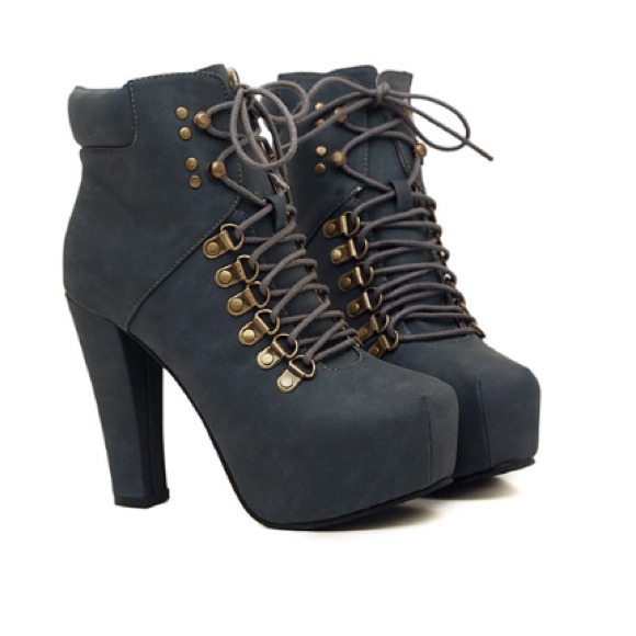 Lace Up Combat Booties Perfect for Fall