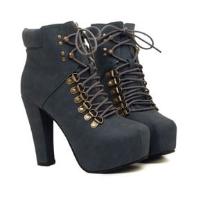 Lace Up Combat Booties Perfect for Fall