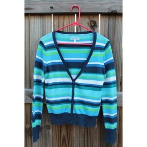 Aeropostale Blue Shades Cardigan