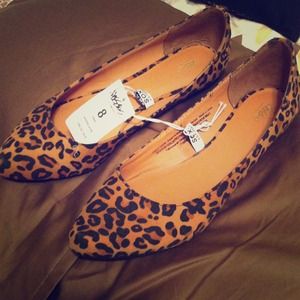 💕Mossimo💕 Leopard Print Flats