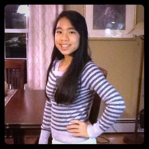 Delia*s Purple Striped Sweater