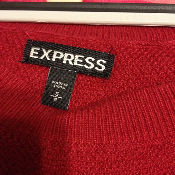 Red Express Sweater Dress! - Picture 3 of 3