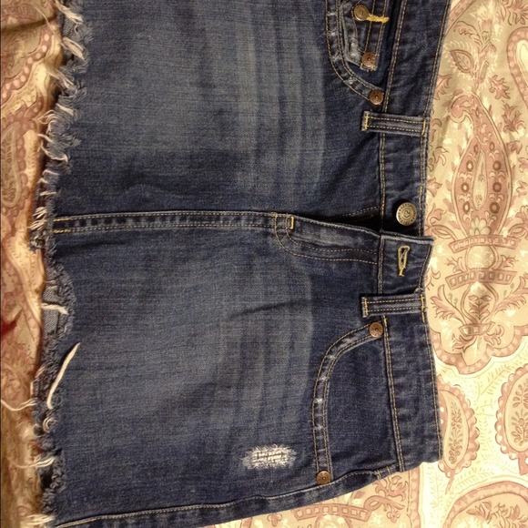 Denim Mini Skirt - Picture 2 of 3