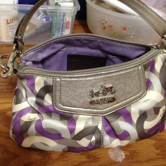 Authentic mini coach handbag