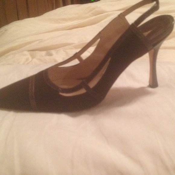 Chocolate brown suede Manolo's !