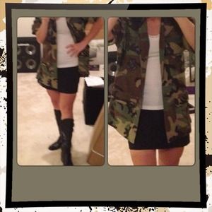 SOLD in bundle. Military jacket