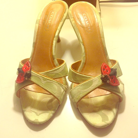 Coach ladybug sandals