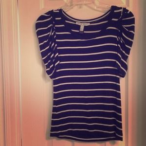 FLASH SALE💢MNG by Mango navy & cream striped top