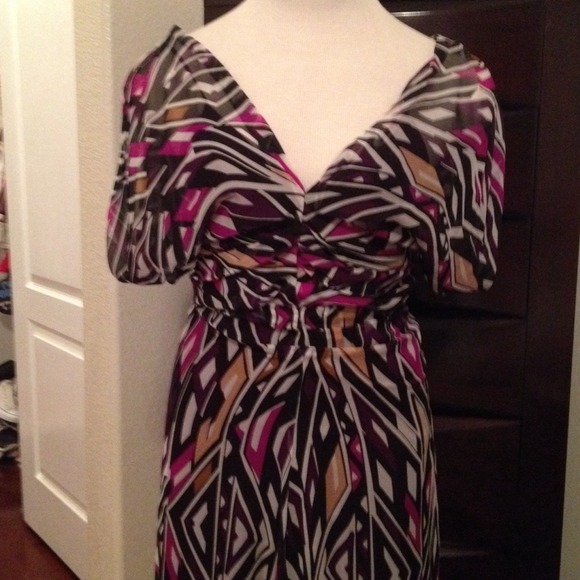 Diane Von Furstenburg pattern dress