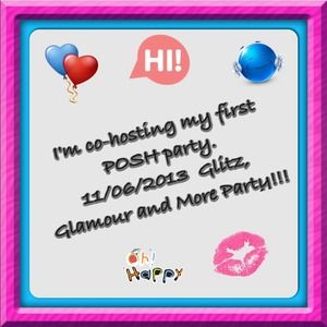 Co-Hosting my first POSH party 🎉🎉🎈🎉👍💗💋🌺