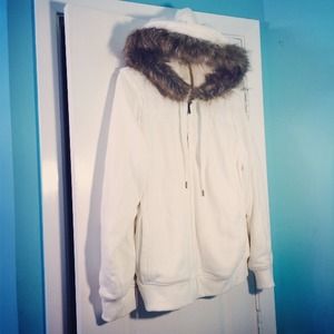 Faux Fur Hoodie
