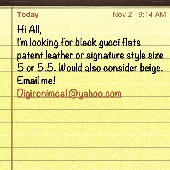 Gucci flats - Picture 1 of 1