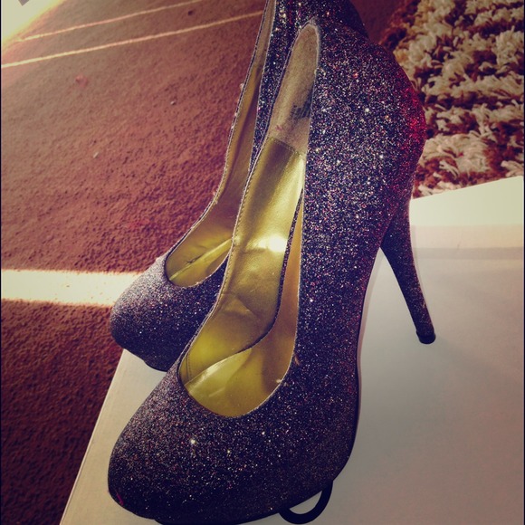 Madden Girl Glitter Heels - 8.5 - Picture 1 of 1