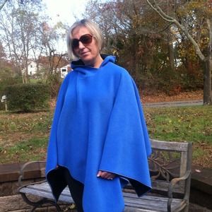 ***Reserved for lnp916***Blue cape/poncho